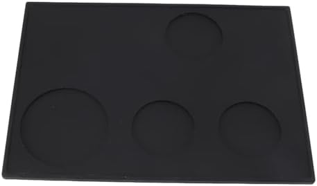 Coffee Tamping Mat Silicone, Slip Coffee Tamper Pad, Food Grade Silicone Tamping Station Mat with Multiple Slots, Thick for Home Bar Coffee Shop - Image 4