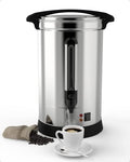 Coffee Urn 120 Cup, Stainless Steel Commercial Coffee Maker 18 L/4.8 gal Electric Hot Beverage Dispenser Large Hot Water Dispenser Coffee Dispenser Hot Water Urn For Business, Catering, Party by GarveeTech