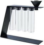 Single Bean Storage Tubes Coffee Bean Cellars Dustproof Clear Airtight 4 Tubes for Pantry Restaurant Kitchen Cafe by Fonowx