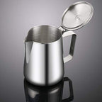 Luxshiny 20 oz Milk Frothing Pitcher, Stainless Steel 600ml Milk Can Coffee Frothing Cup Milk Jug Coffee Cup Used to Make Cappuccino Latte - Image 4