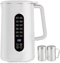 Automatic Soy Milk Maker With 2 Cups | Nut Milk Maker Tea Milk Machine Blender 32000rpm For Milk, Tea Store | Automatic Heat Preservation | Hot and Cold Double Use by Unknown