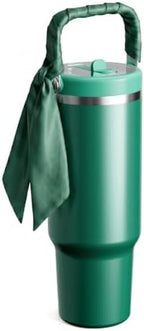 Fjbottle WrapSip 40 oz Insulated Tumbler with Flip Straw and Handle by FJbottle