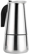 Haofy Stovetop Espresso Maker, 100ml/200ml/300ml/450ml Stainless Steel Moka Pot Cup Coffee Maker Stove Home Office Use (450ml) by Haofy