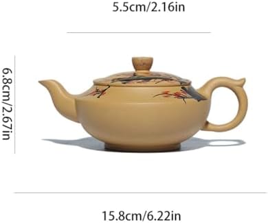 Tea Pots For Loose Tea Handmade Purple Clay Pot Office Lounge Tea Kettle Creative Teapot Home Kung Fu Teapot Tea Infuser Pot - Image 2
