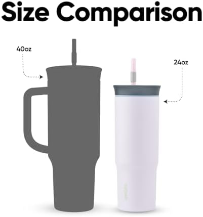 Owala Tumbler Stainless Steel Water Bottle 24 oz Bunny Hop - Image 6