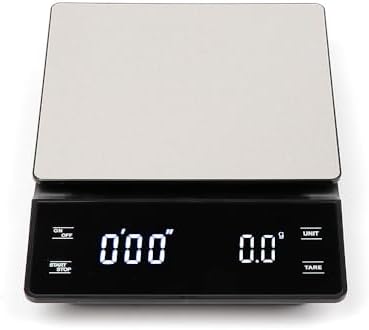 Digital Scale for Food and Pour-Over Coffee, Multi-Function Kitchen Scale with Timer and 0.1g Accuracy by Unknown