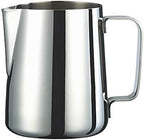 Milk Frothing Pitcher 20 oz, 600 ml Stainless Steel Coffee Tools Cup with Measurement Inside by Shangrui