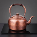 Vintage Copper Kettle |, Stovetop, Copper Teapot, for Kitchen, Tea Lovers, 3L, Thick Gas Whistling - Image 2