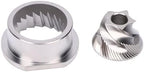 Rengue Coffee Grinder Burr Set Stainless Steel Conical Burr Replacement 48mm Precise Grinding Uniform Particles Optimized Groove Design for Coffee Machine Users - Image 2
