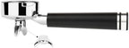 58mm Double Spout Portafilter - Fits Gaggia Classic & Pro – Premium 304 Stainless Steel + 18-20g Basket Included (Black Aluminum) by LILQCoffeeEssentials