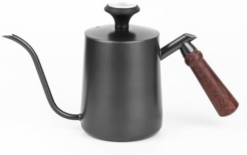 Generic Pour Over Kettle 304 Stainless Steel Gooseneck Kettle with thermometer, Good-Grade Easy-Clean, Suitable for Pour-over Coffee, French Press and Tea, 600ml by Unknown