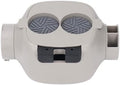 Mini Coffee Knock Box: Portable Espresso Knock Box, Compact Abs Plastic Coffee Ground Bin for Bar Kitchen and Cafe, Used Coffee Grounds Container (Grey) by Unknown
