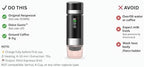 Portable Coffee Maker KF-JN-03 with Digital Display & 20 BAR Pressure – Hot & Cold Brew, Compatible with Coffee Grounds and Capsules, Compact Single-Serve Design with Transparent Cup & 60ml Tank - Image 2