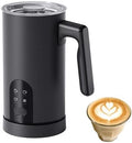 4-in-1 Electric Automatic Milk Frother, Milk Steamer & Foamer 11.8oz/350ml, Hot and Cold Foam Maker and Milk Warmer for Latte, Cappuccino, Matcha, Hot Chocolate (Black) by Unknown