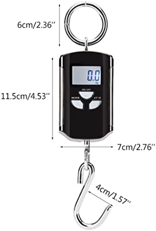 Mini Electronic Digital Stainless Steel Hook Scale Fish Hanging Crane LCD Loop Weight Balance(E) - Image 3