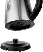 1 Liter Stainless Steel Cordless Electric Kettle – Fast Boil Hot Water Heater with Auto Shut-Off, BPA-Free, 360° Swivel Base, for Tea, Coffee & Instant Meals (Silver) - Image 5