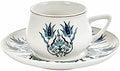 KARACA Iznik XL Turkish Coffee & Espresso Cups 12 Piece Set for 6 100ml by Karaca