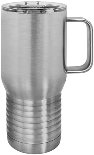 Polar Camel 20 oz. Vacuum Insulated Travel Mug with Slider Lid (Stainless Steel) by Polar+Camel