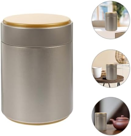 6pcs Large Airtight Tea Tin Canisters with Lid, round Metal Food Storage Containers for Loose Leaf Tea, Kitchen Pantry Sealed Jars for Coffee and Sugar - Image 7