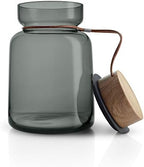 EVA SOLO Silhuette Storage Glass, Smoked Grey, Dense Wood Glass, Grey (Smokey), 2.0 Litre by EvaSolo