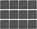 12pcs Natural Coasters Set with Non Slip Bottom for Restaurant Bar by OSALADI