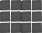 12pcs Natural Coasters Set with Non Slip Bottom for Restaurant Bar by OSALADI