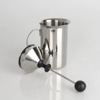 Stainless Steel Hand Pump Milk Frother Manual Cup 600ml - Image 5
