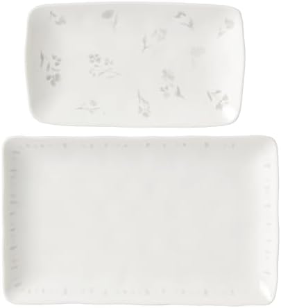 Lenox Oyster Bay 2-Piece Nesting Serving Platters, 3.40 LB, White - Image 2