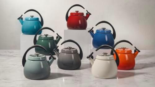 Le Creuset Enamel on Steel Cloche Kettle, 2.2 qt., Nectar - Image 5