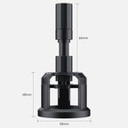 Coffee Stirrer, 58mm Espresso Stirrer with 4mm Aluminum Needles, Espresso Needle Distributor with Wood Holder, Removable Needles, Includes 4 Extra Needles - Image 2