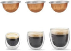 Refillable Coffee Capsule Reusable Stainless Steel Capsule Filter with Pod(A 1pcs) by Unknown