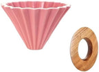 Ceramic Hand Brewing Coffee Dripper Pour Over Maker Handmade Origami Filter Cup Flower Shape Funnel Drip Cafe(Color 7,1-2CUP) by Unknown