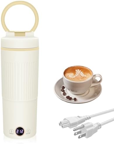 Portable Electric Kettle 600ML with 6 Temperature Settings by Tengfy