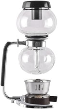 JITEM Cafetera Syphon Coffee Maker Japanese Style Vacuum Glass Siphon Pot Percolators 3 Cups 360ML Glass Tabletop Manual Siphon Coffee Maker for Coffee or Tea by Unknown