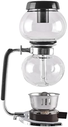 JITEM Cafetera Syphon Coffee Maker Japanese Style Vacuum Glass Siphon Pot Percolators 3 Cups 360ML Glass Tabletop Manual Siphon Coffee Maker for Coffee or Tea by Unknown
