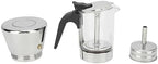 Jiawu Pot, Classic Stovetop Espresso Maker, Stainless Steel Italian and Cuban Greca Coffee Maker, Premium Crystal Glass Top Espresso Pot, Easy to Operate & Quick Cleanup (360ml) - Image 6