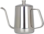 Gooseneck Kettle, 600ML Stainless Steel Coffee Over by Toyvian
