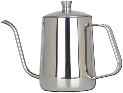 Gooseneck Kettle, 600ML Stainless Steel Coffee Over by Toyvian