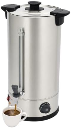 16L Commercial Coffee Urn,Stainless Steel Large Coffee Maker by Unknown