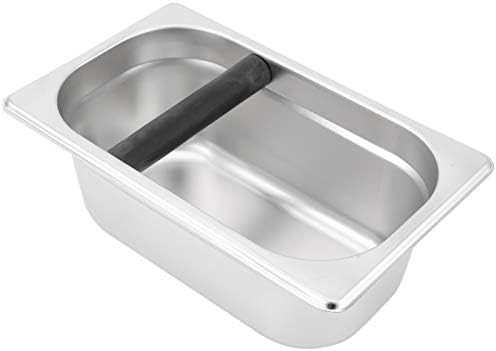 Stainless Steel Knock Box, Coffee Grounds Container for Espresso Machine, Deep Bowl Design with Arc Corners, Large Capacity Coffee Slag Bin for Home Barista and Coffee - Image 6