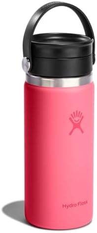 Hydro Flask Flex Sip Coffee Tumbler – Insulated Stainless Steel, Non Spill, Leak Proof Travel Coffee Cup 16 Oz Popstar Pink - Image 2