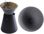 Coffee Dripper Set, Permanent Pour Over Coffee Maker with Ceramic Filter Cup and Separate Stand, Ideal for Home Brewing Fresh Coffee - Image 4