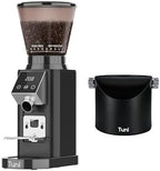 Tuni G1 Conical Burr Coffee Grinder with Coffe Knock Box(Noir) by Tuni