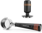 54mm Espresso Tools Set | Black Calibrated Tamper | Bottomless Portafilter with Black Aluminum Handle | Fit Breville & Sage Barista Espresso Machine by CrossCreekLLC