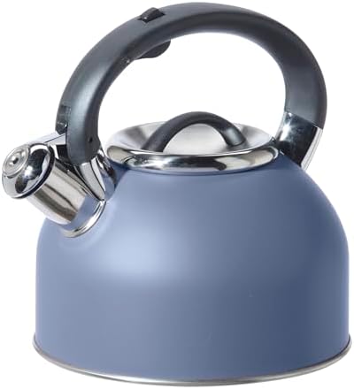 OGGI Tea Kettle for Stove Top - 64oz / 1.9lt, Stainless Steel with Loud Whistle, Ideal Hot Water Kettle and Water Boiler - Blue by Unknown