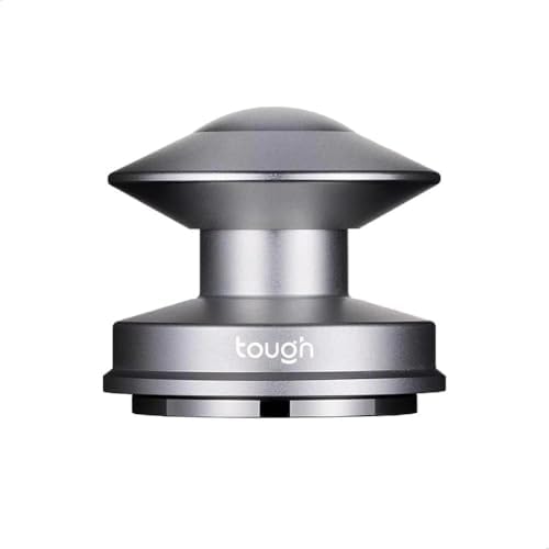 Watchget 58.5mm Espresso Coffee Tamper Flat Base UFO Design Silver by watchget