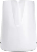 Normcore Milk Pitcher with Sharp Spout - Espresso Steaming Pitcher - Milk Frothing Jug - Espresso Barista Tool - Non-stick coating White - 20.3 oz (600 ml) - Image 4