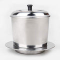Large Vietnamese Coffee Maker - 10 Cup Stainless Steel French Press Style Coffee Pot with Pour Over Dripper, Portable by Gladiator+Coffee