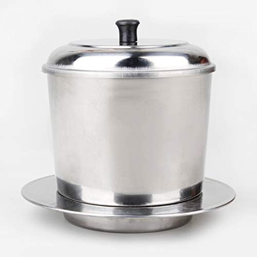 Large Vietnamese Coffee Maker - 10 Cup Stainless Steel French Press Style Coffee Pot with Pour Over Dripper, Portable by Gladiator+Coffee