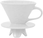 Holibanna Ceramic Coffee Filter Cup, Retro Four-leg Style Hand Pour Dripper by Holibanna